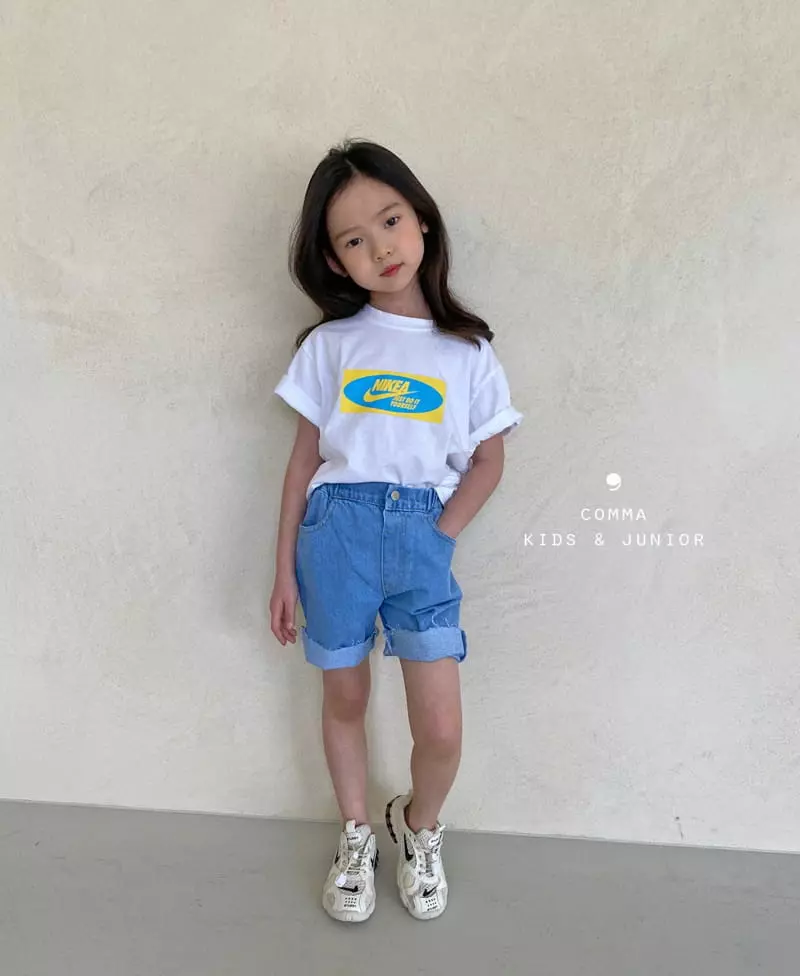 Comma - Korean Children Fashion - #childrensboutique - Denim Shorts - 7