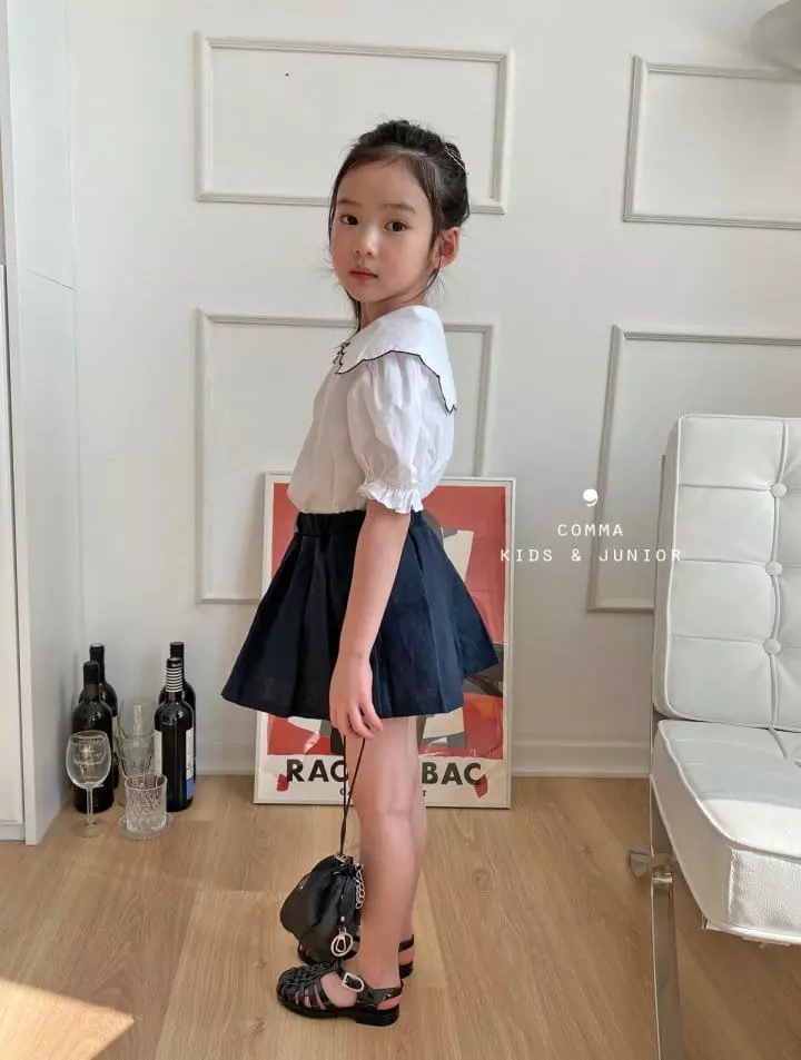 Comma - Korean Children Fashion - #childrensboutique - Scallop Blouse - 5