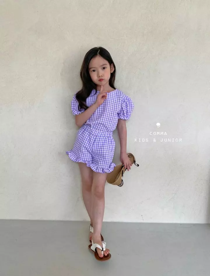 Comma - Korean Children Fashion - #designkidswear - Celeb Top Bottom Set - 8