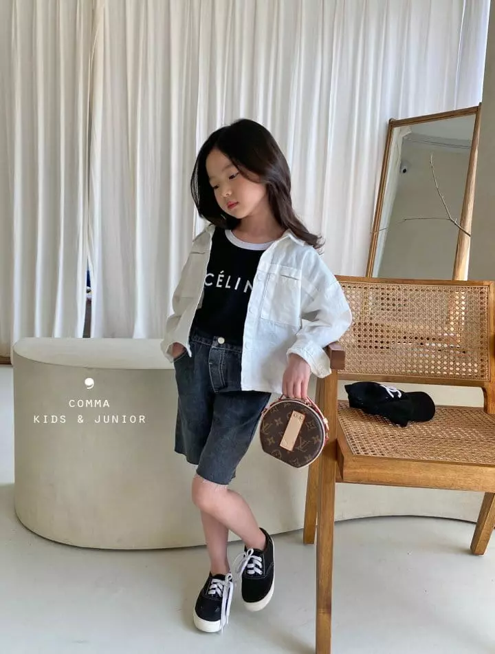 Comma - Korean Children Fashion - #designkidswear - Linen Shirt Jacket - 5