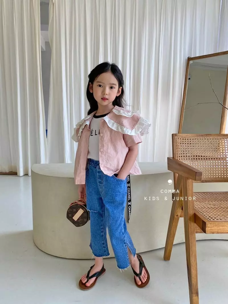 Comma - Korean Children Fashion - #designkidswear - Slit Capri Jeans - 12