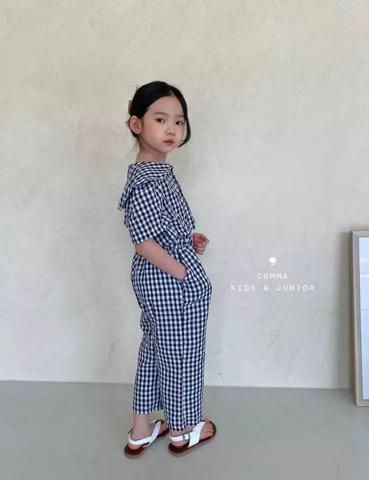 Comma - Korean Children Fashion - #discoveringself - Circle Collat Jumpsuit