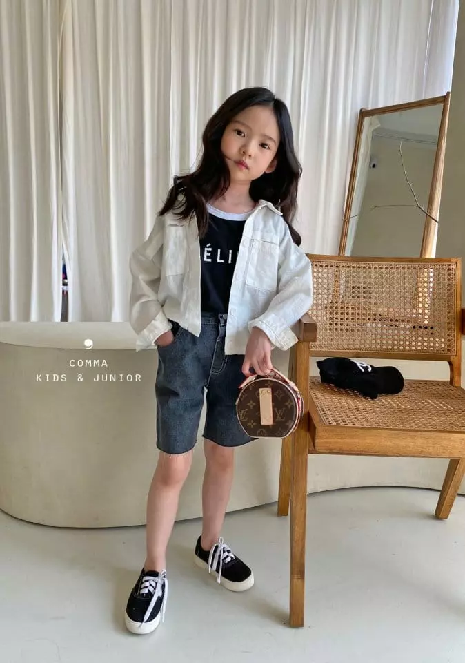 Comma - Korean Children Fashion - #discoveringself - Linen Shirt Jacket - 6