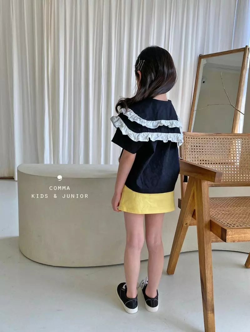 Comma - Korean Children Fashion - #discoveringself - Twice Collar Blouse - 12