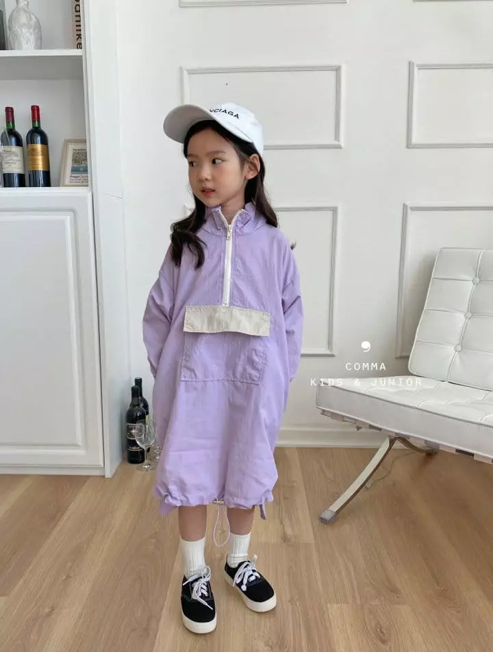 Comma - Korean Children Fashion - #fashionkids - Half Zip-up One-piece - 5
