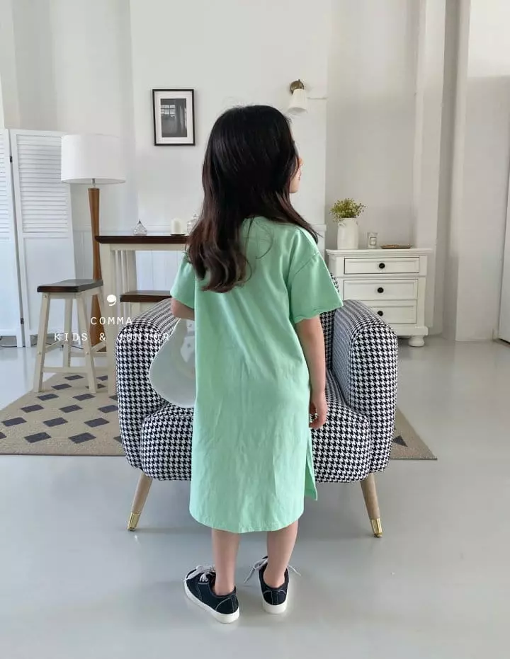Comma - Korean Children Fashion - #fashionkids - Long Slit One-piece - 3