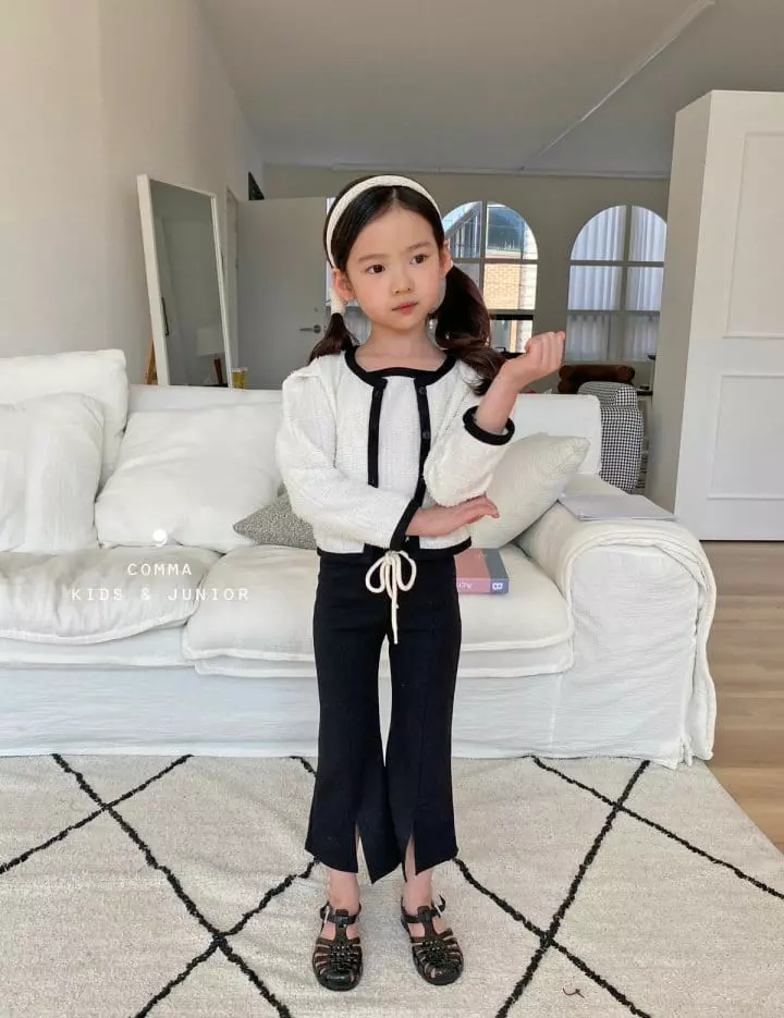 Comma - Korean Children Fashion - #kidsshorts - Cardigan Sleeveless Set - 9