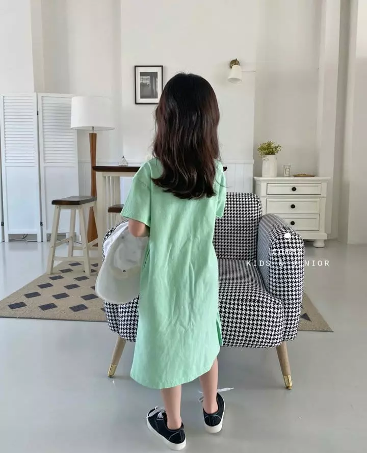 Comma - Korean Children Fashion - #fashionkids - Long Slit One-piece - 4