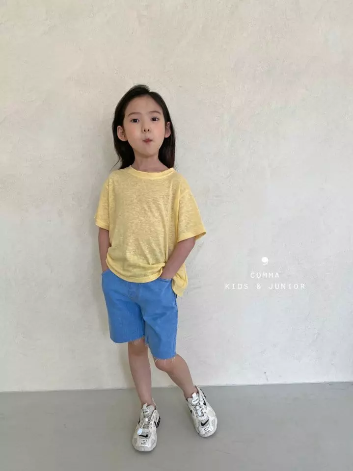 Comma - Korean Children Fashion - #kidsshorts - Back Tee - 12