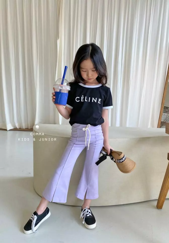 Comma - Korean Children Fashion - #kidsstore - Slit Pants