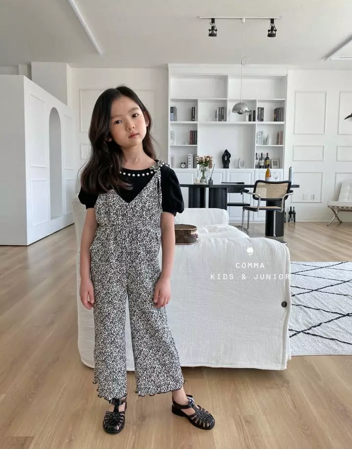 Comma - Korean Children Fashion - #kidsstore - Pearl Shirring Puff Tee - 3