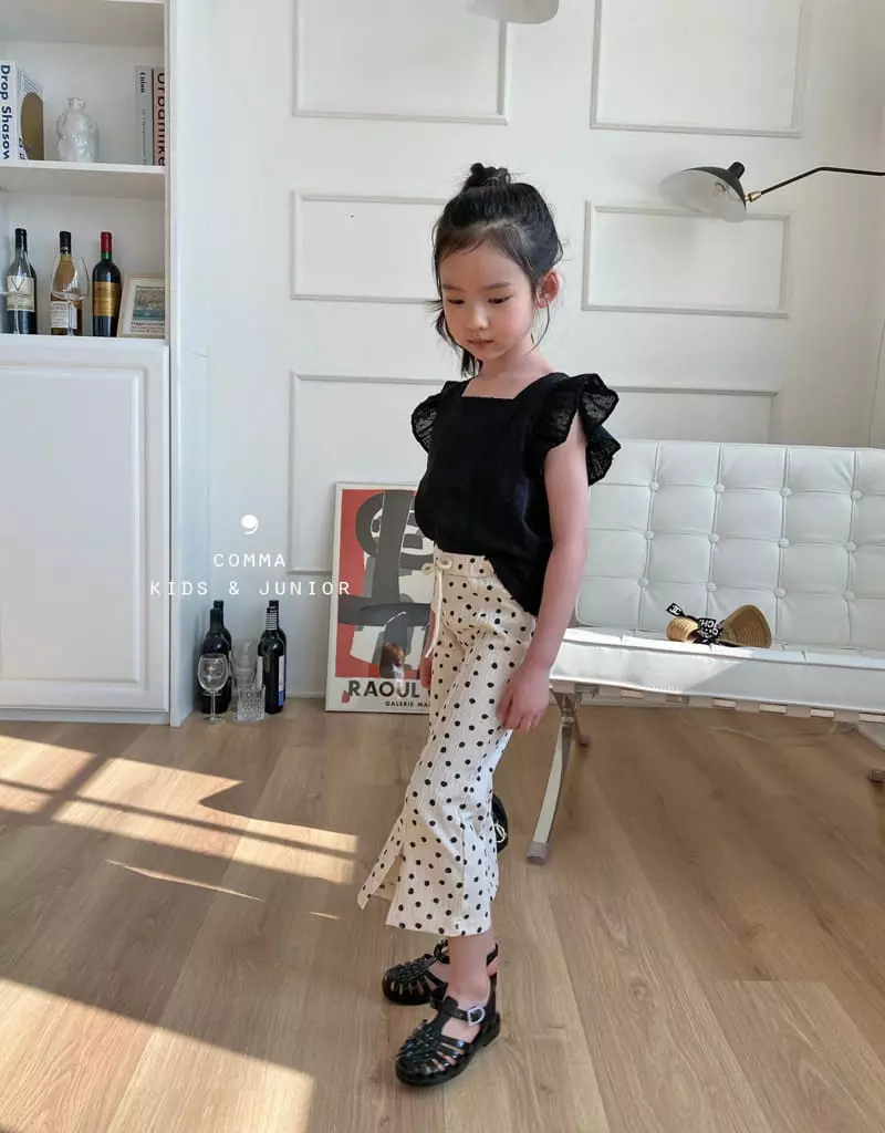 Comma - Korean Children Fashion - #kidsstore - Wing Sleeveless Blouse - 2