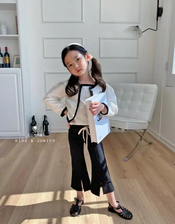 Comma - Korean Children Fashion - #kidzfashiontrend - Cardigan Sleeveless Set - 11