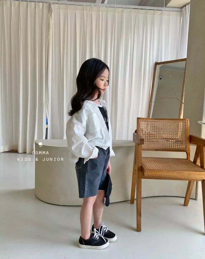Comma - Korean Children Fashion - #kidzfashiontrend - Linen Shirt Jacket - 10
