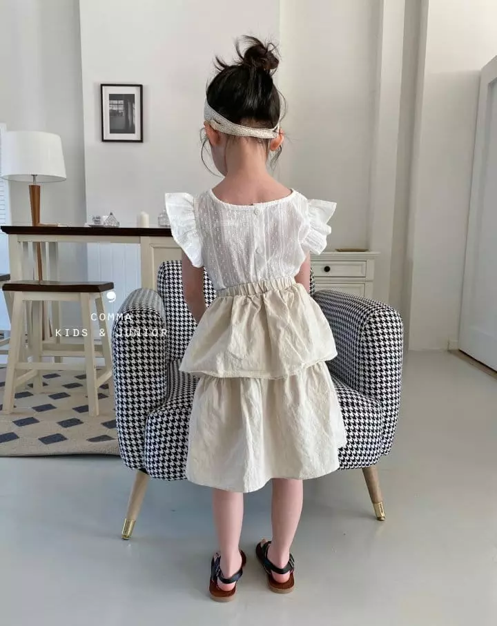 Comma - Korean Children Fashion - #kidzfashiontrend - Cancan Linen Skirt - 3