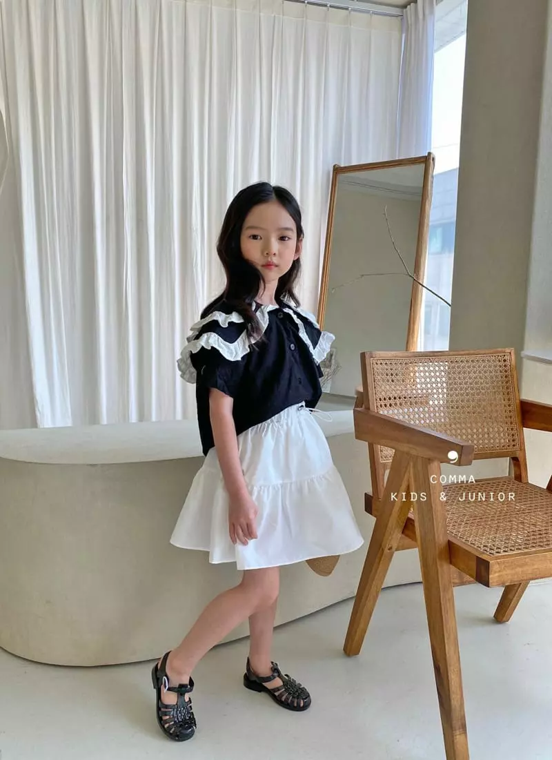Comma - Korean Children Fashion - #Kfashion4kids - Twice Collar Blouse - 4
