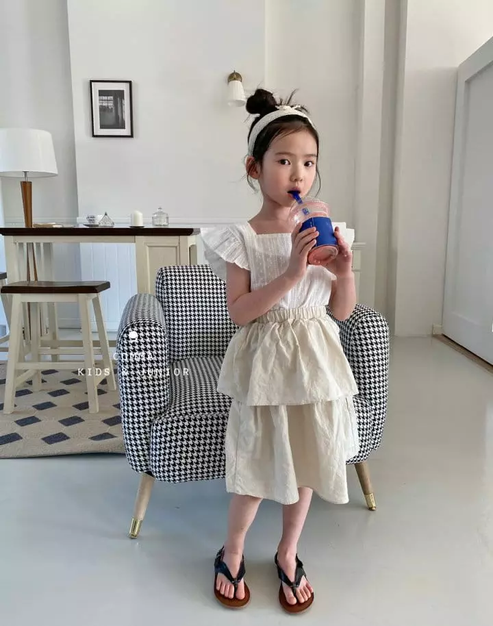 Comma - Korean Children Fashion - #littlefashionista - Cancan Linen Skirt - 5