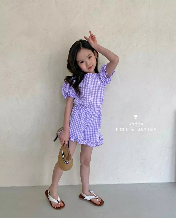 Comma - Korean Children Fashion - #magicofchildhood - Celeb Top Bottom Set - 2