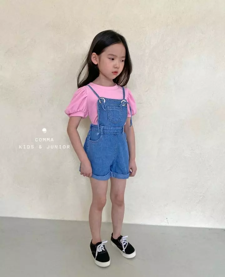 Comma - Korean Children Fashion - #magicofchildhood - Shirring Puff Tee - 6