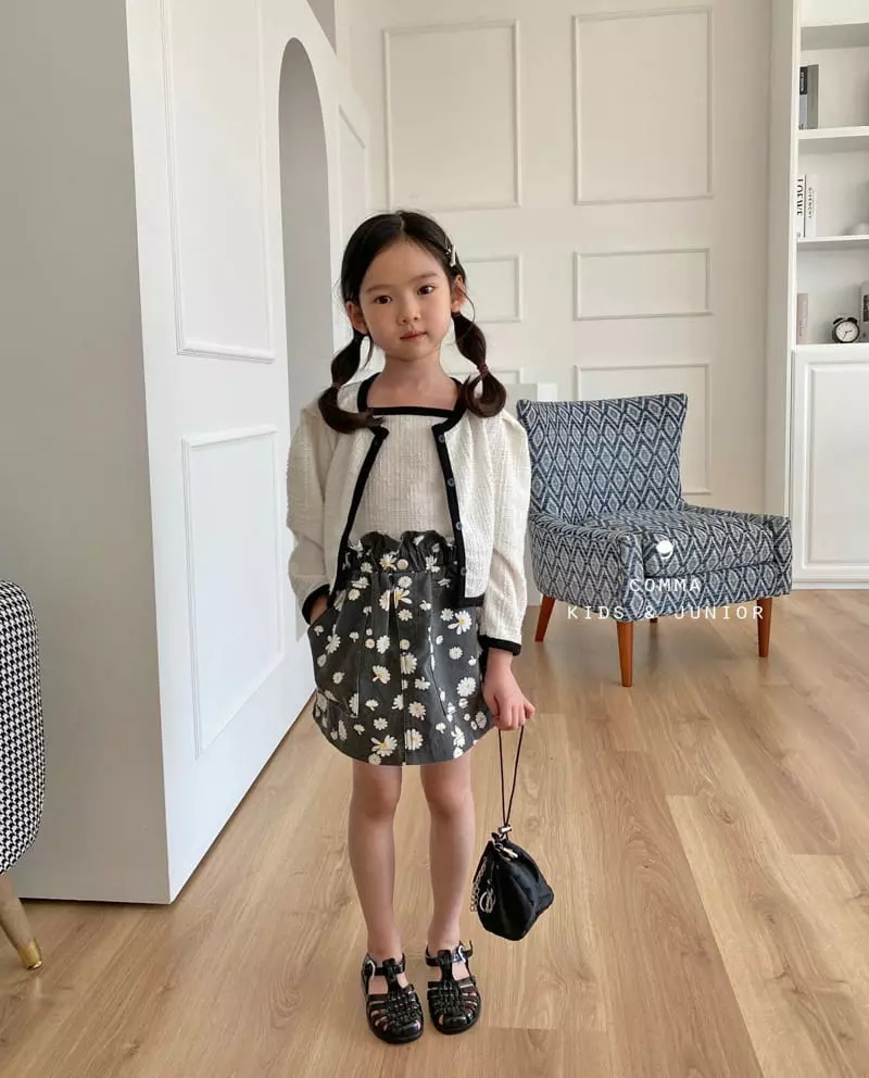Comma - Korean Children Fashion - #magicofchildhood - Flower Pumpkin Skirt - 7