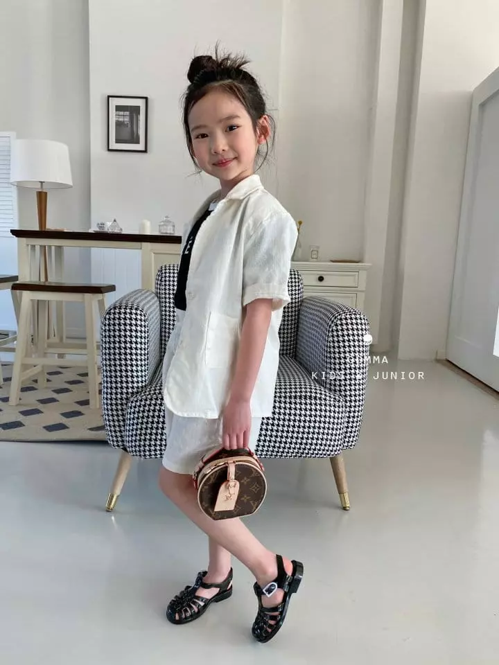 Comma - Korean Children Fashion - #magicofchildhood - Linen Pad Jacket - 7
