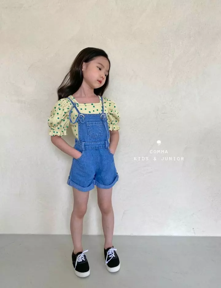 Comma - Korean Children Fashion - #minifashionista - Dot Puff Tee - 8