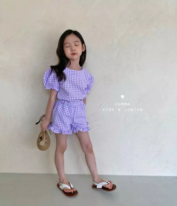 Comma - Korean Children Fashion - #minifashionista - Celeb Top Bottom Set - 3