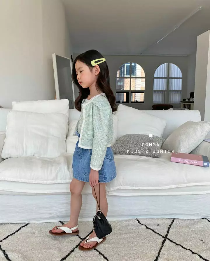 Comma - Korean Children Fashion - #minifashionista - Cardigan Sleeveless Set