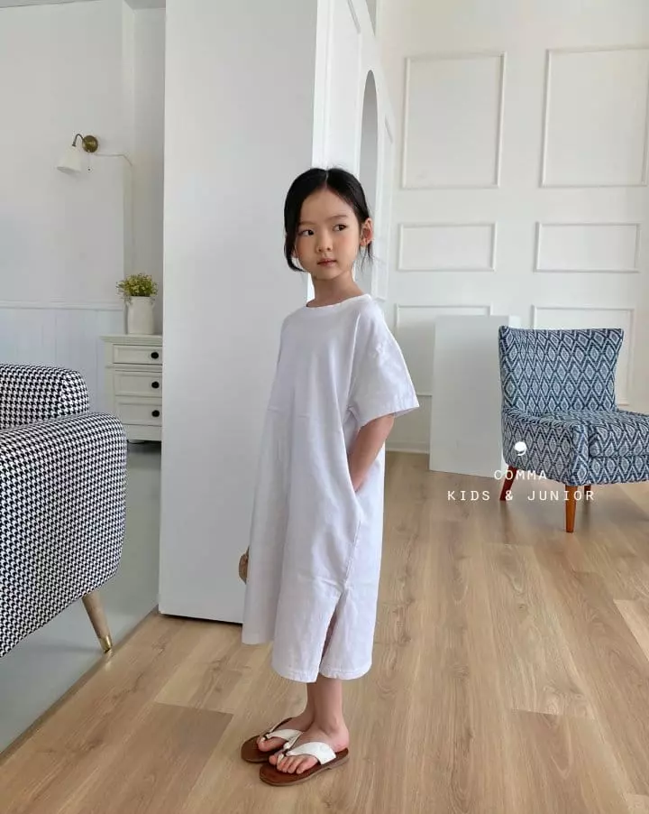 Comma - Korean Children Fashion - #minifashionista - Long Slit One-piece - 10