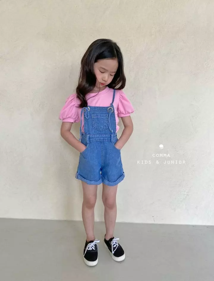 Comma - Korean Children Fashion - #minifashionista - Shirring Puff Tee - 7
