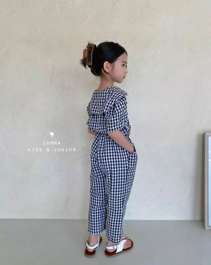Comma - Korean Children Fashion - #prettylittlegirls - Circle Collat Jumpsuit - 10