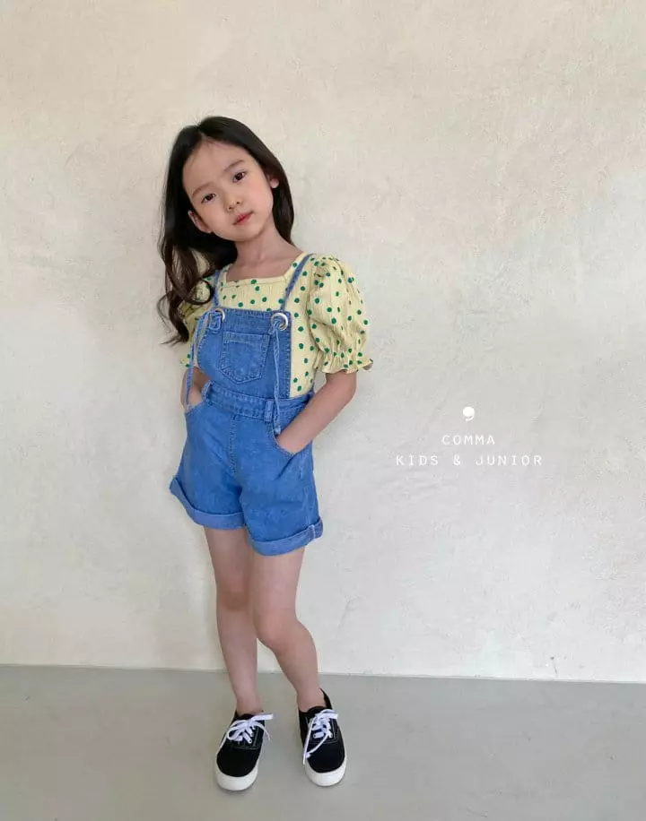 Comma - Korean Children Fashion - #prettylittlegirls - Dot Puff Tee - 9
