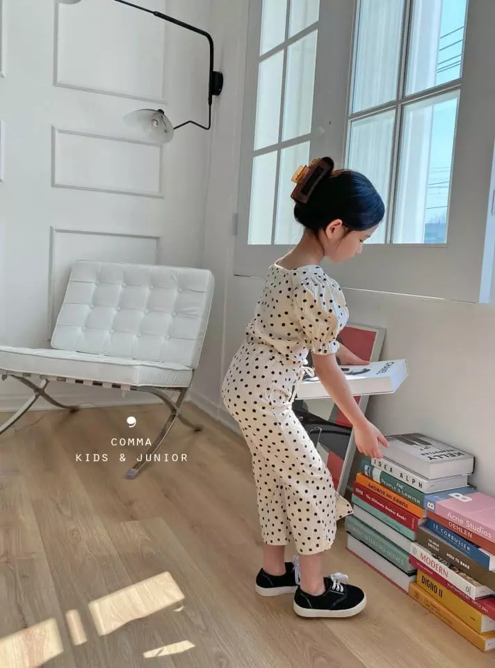 Comma - Korean Children Fashion - #prettylittlegirls - Dot Slit Pants - 8