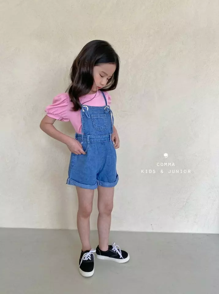 Comma - Korean Children Fashion - #prettylittlegirls - Shirring Puff Tee - 8