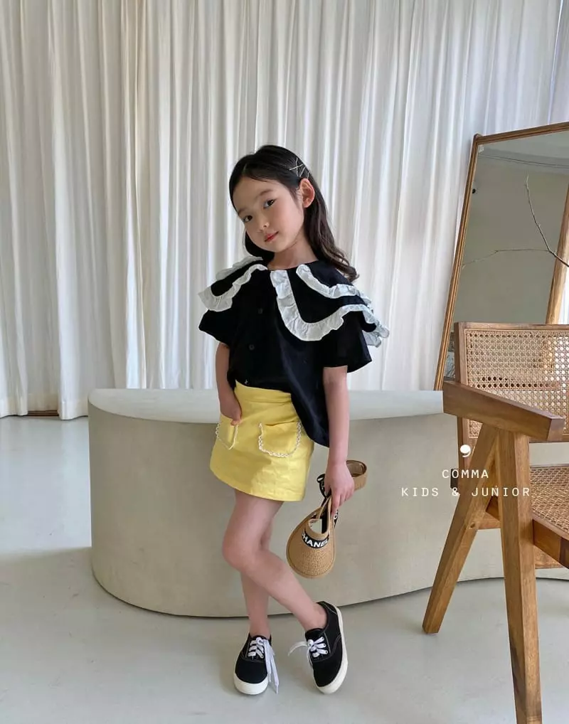 Comma - Korean Children Fashion - #prettylittlegirls - Twice Collar Blouse - 7
