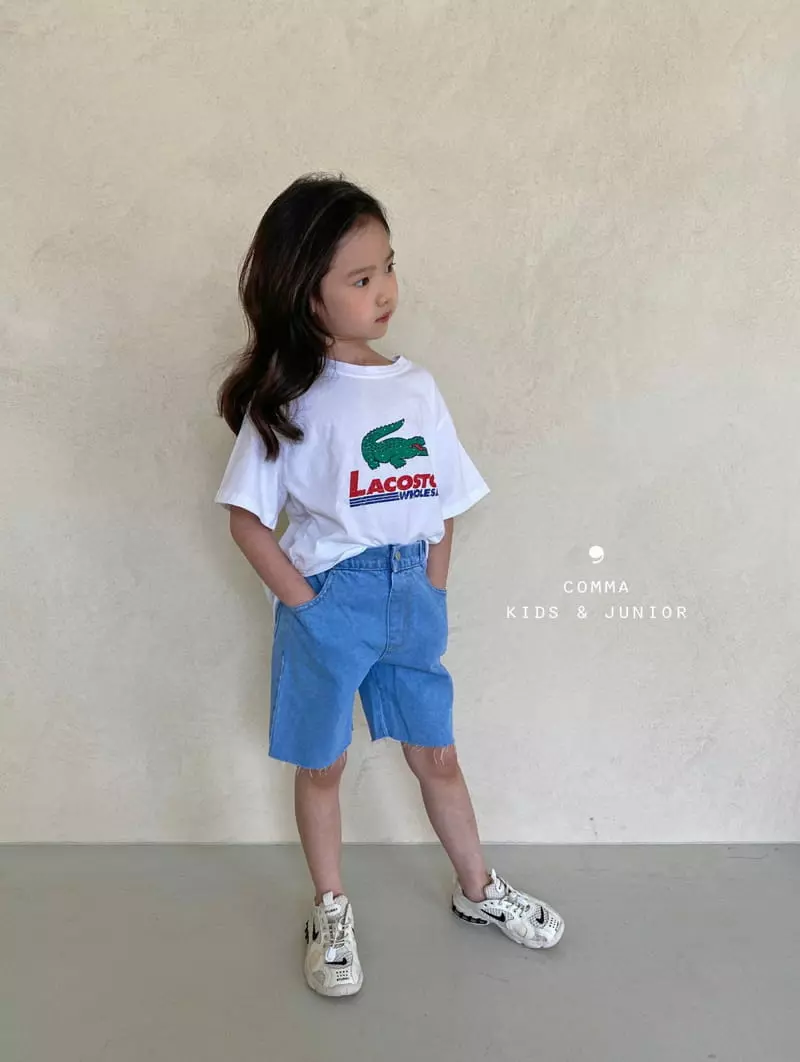 Comma - Korean Children Fashion - #minifashionista - Denim Shorts - 4