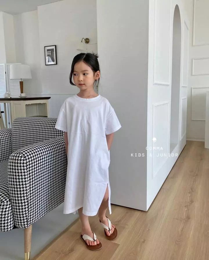 Comma - Korean Children Fashion - #todddlerfashion - Long Slit One-piece - 12