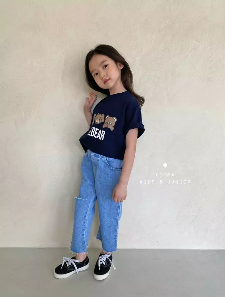 Comma - Korean Children Fashion - #todddlerfashion - Bear Tee - 6