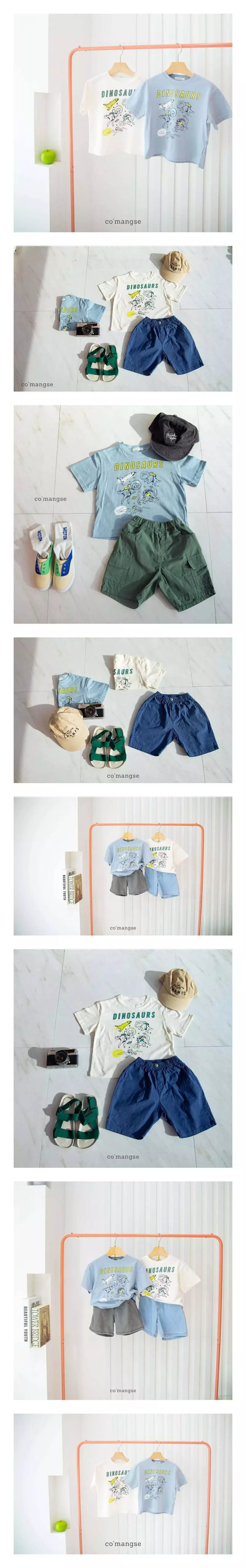 Commencer - Korean Children Fashion - #magicofchildhood - Dino Tee