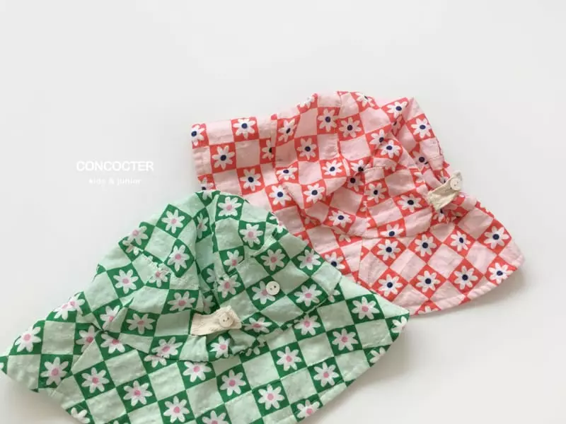 Concocter - Korean Children Fashion - #Kfashion4kids - Flower Bucket Hat - 2
