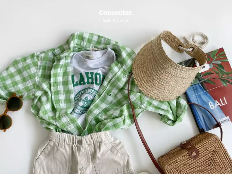 Concocter - Korean Children Fashion - #Kfashion4kids - Check Check Shirt - 6