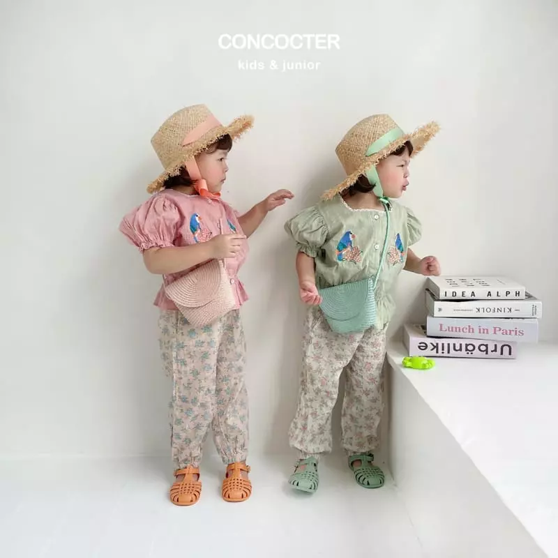 Concocter - Korean Children Fashion - #childofig - Parrot Blouse - 7