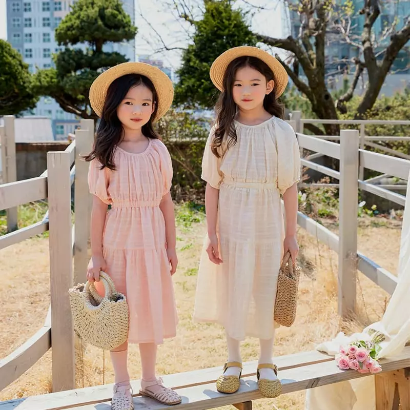 Concocter - Korean Children Fashion - #childofig - Waist Slit One-piece - 10