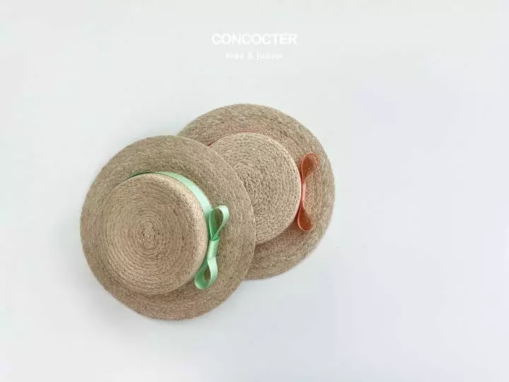 Concocter - Korean Children Fashion - #childofig - Ribbon Raphia Hat - 5