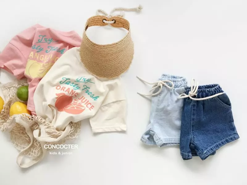 Concocter - Korean Children Fashion - #childrensboutique - Orange Juice Tee - 6