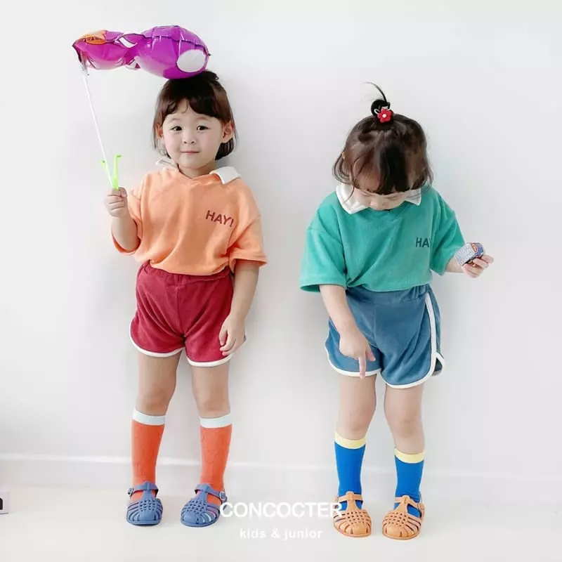 Concocter - Korean Children Fashion - #childrensboutique - Hey Tery Top Bottom Set