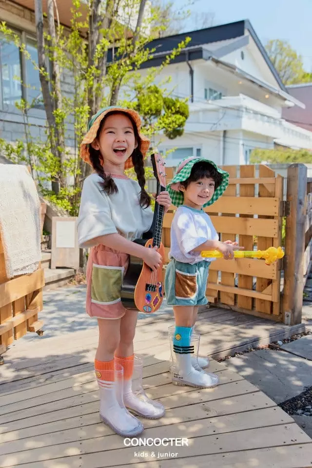 Concocter - Korean Children Fashion - #childrensboutique - Ribbon Check Bucket Hat - 7
