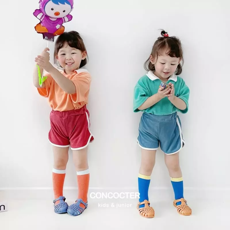 Concocter - Korean Children Fashion - #designkidswear - Hey Tery Top Bottom Set - 2