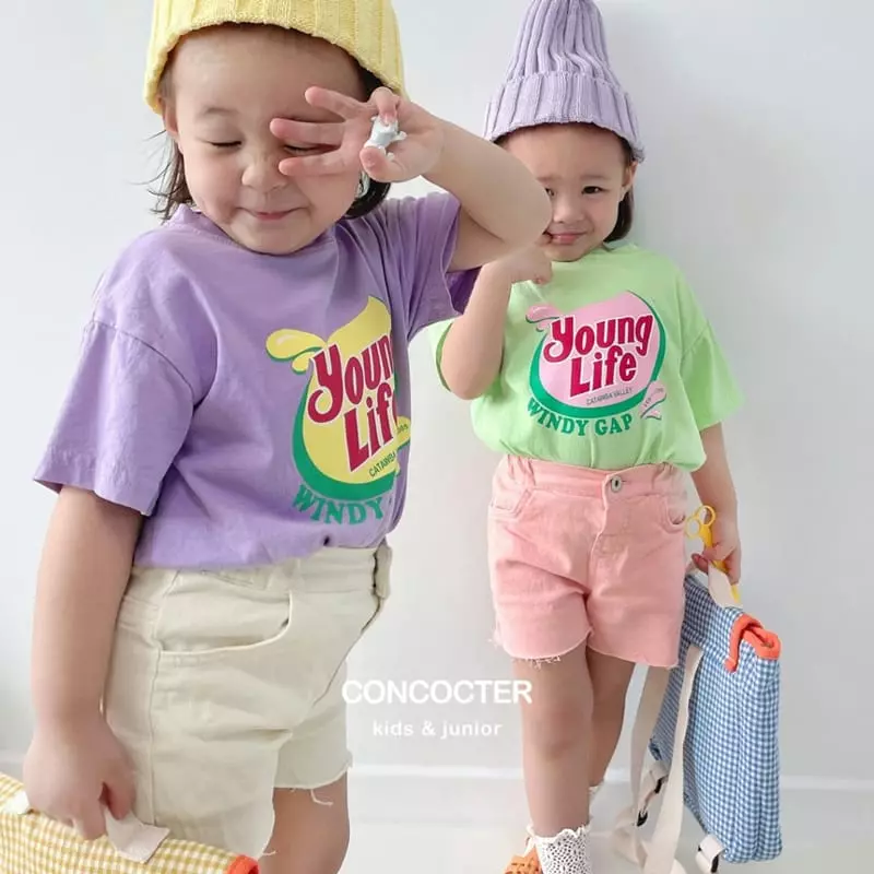 Concocter - Korean Children Fashion - #designkidswear - Young Life Short Sleeves Tee