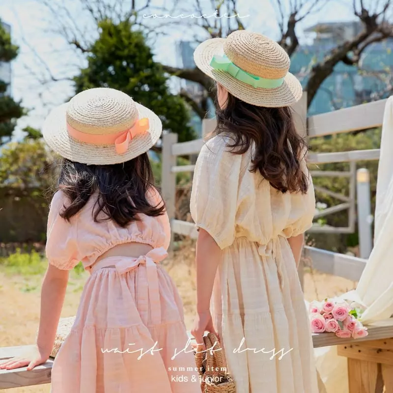 Concocter - Korean Children Fashion - #designkidswear - Waist Slit One-piece - 12